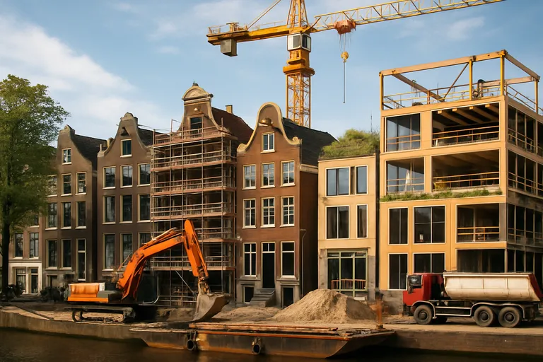 De rol van bouwbedrijven in Amsterdam